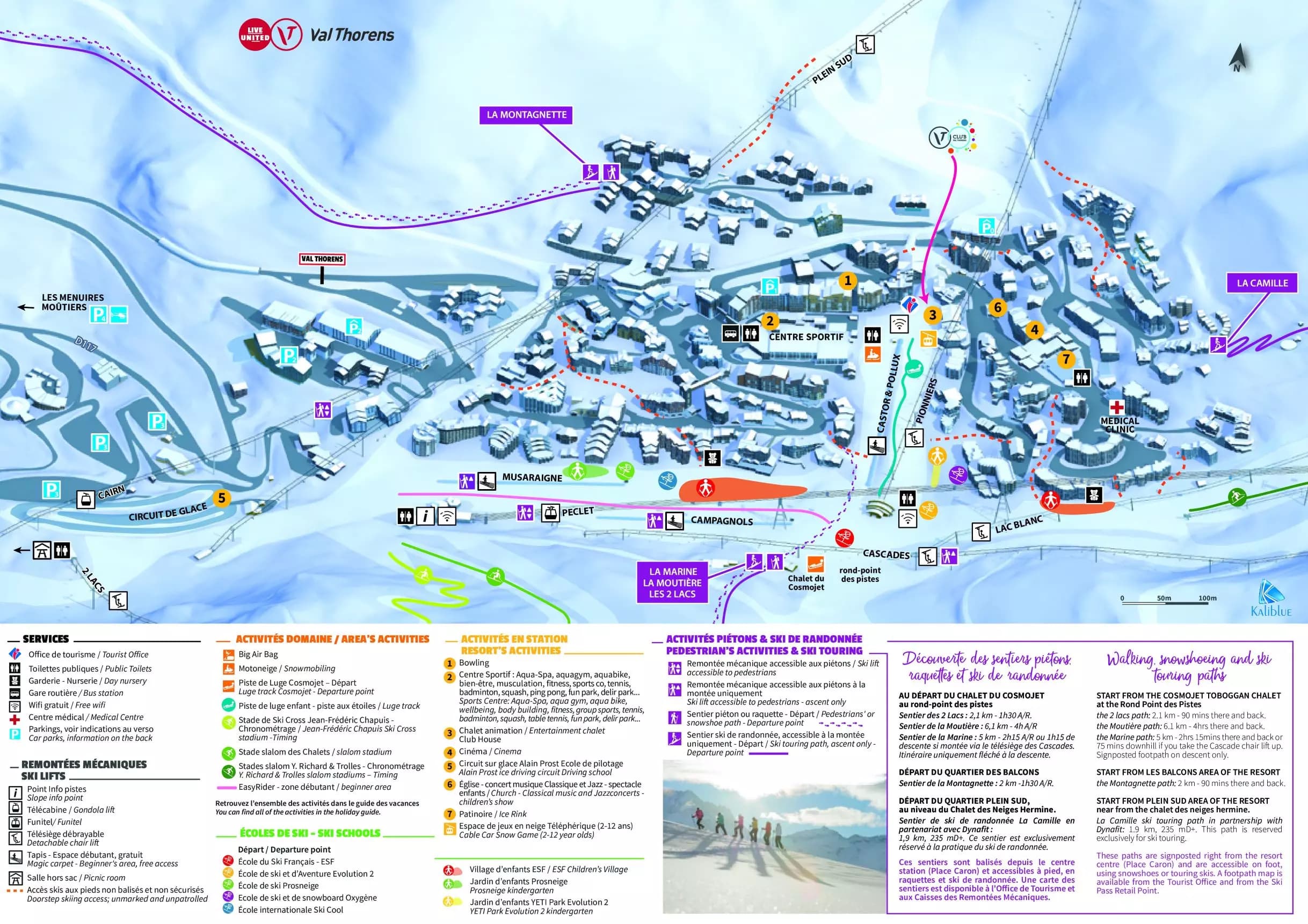 Val Thorens map